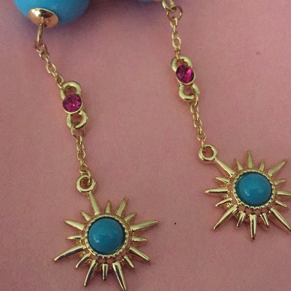 Very rare Jupiter 🌞 moon dangle earrings - Picture 3 of 6